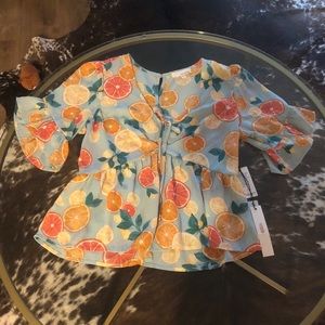 June and Hudson Citrus Top